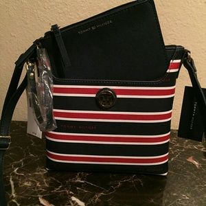 Tommy Hilfiger Crossbody Purse with pouch.